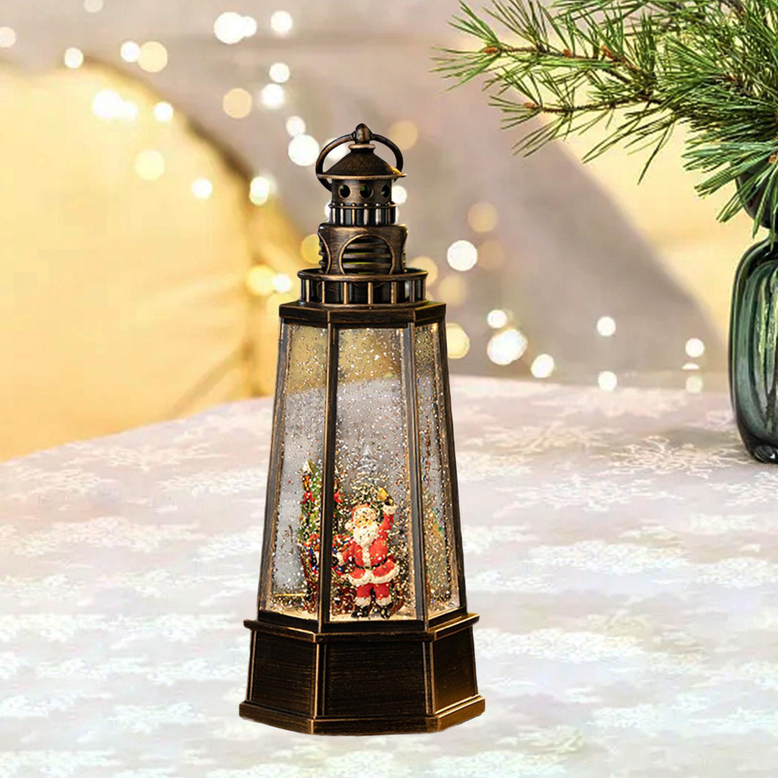Snow Globe Musical - Christmas Snow Globe Lantern Music Box