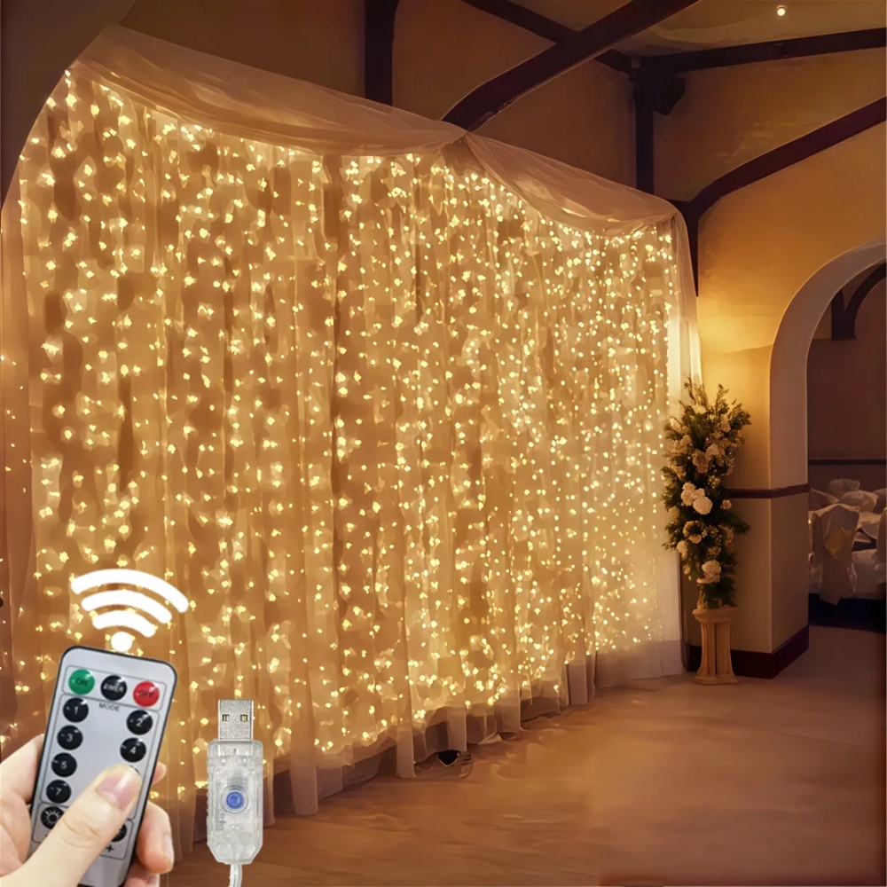 Led Fairy String Lights - 3/6m LED Curtain String Lights USB