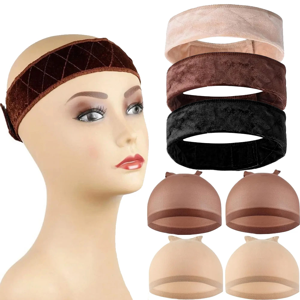 Christmas Stocking Hanging - Wig Grip Bands and Dome Mesh