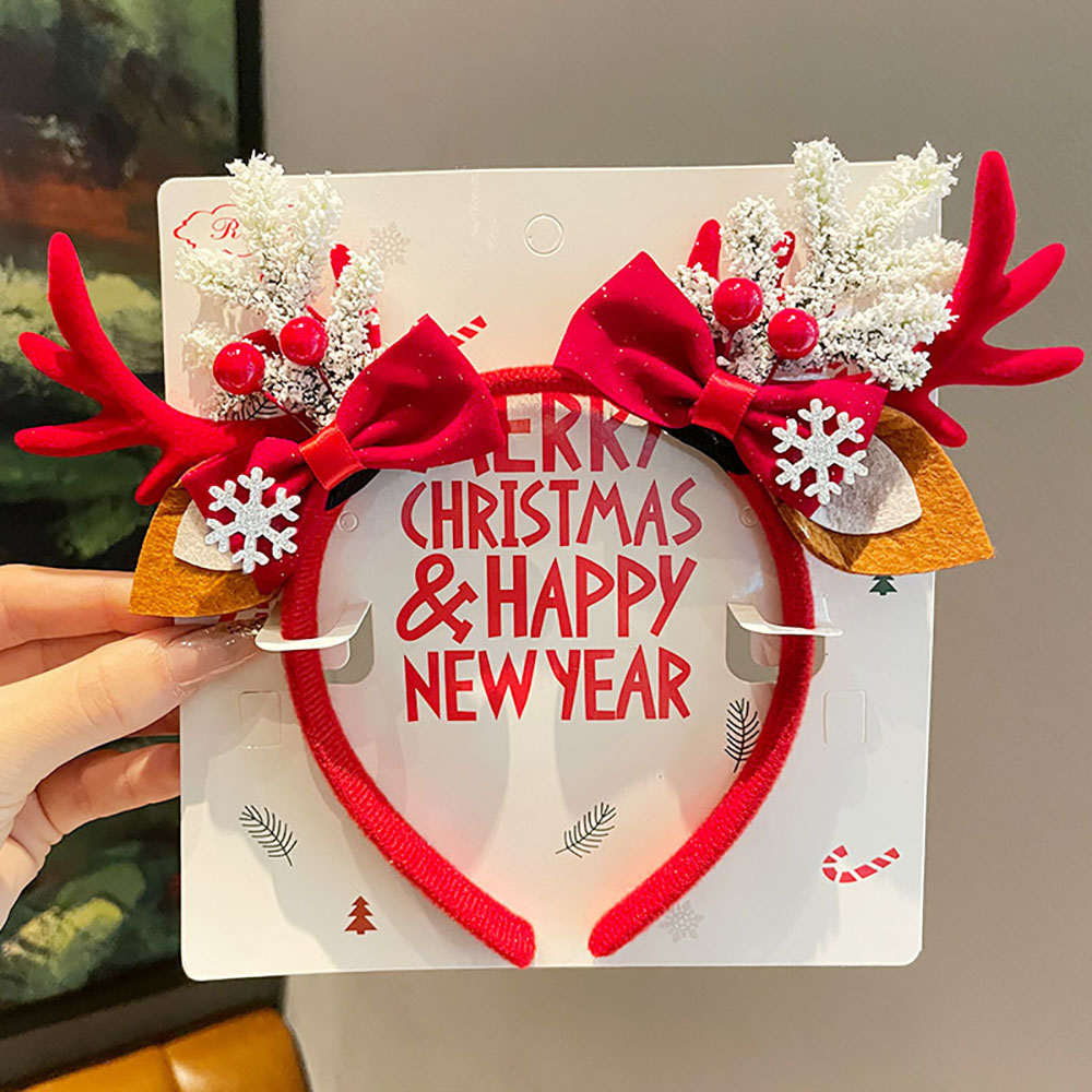 Cute Hair Accessories Environm - Reindeer Antlers Headband 评论和价格