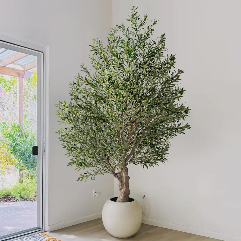 TikTok big artificial olive tr - Christmas Tree Artificial 评论和价格
