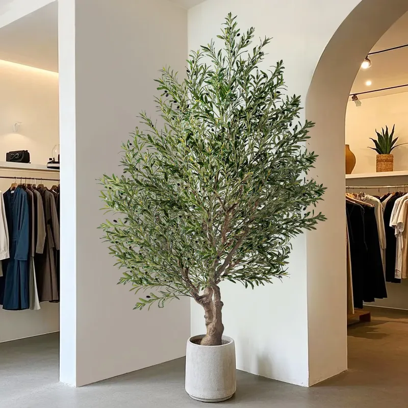 TikTok big artificial olive tr - Christmas Tree Artificial 评论和价格