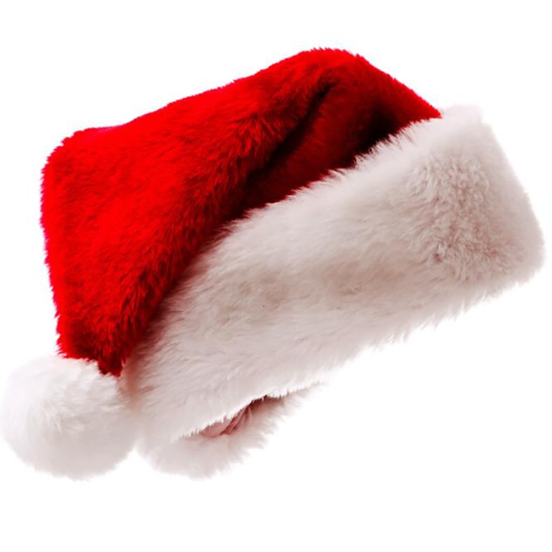Christmas Santa Hat Xmas Long  - Santa Hat Plush 评论和价格
