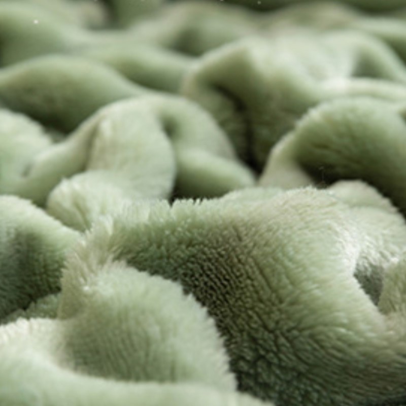 Sage Green Bubble Fleece Blank - Christmas Throw Blanket 评论和价格