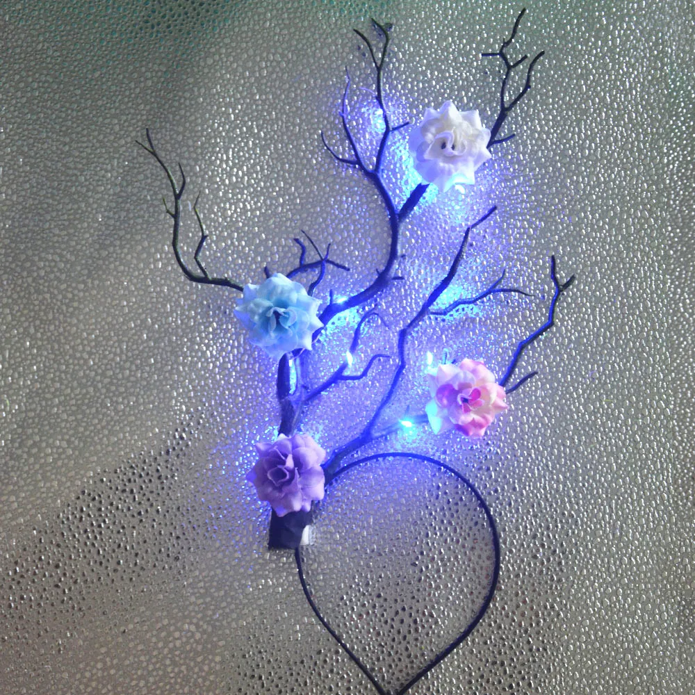 Flower Reindeer Antler Headban - Reindeer Antlers Headband 评论和价格
