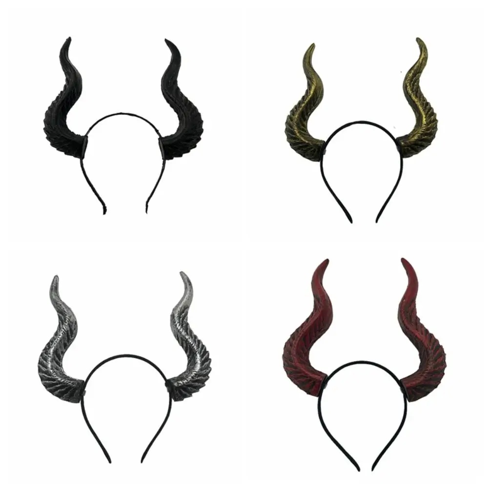 Devil horn hairband Cosplay He - Reindeer Antlers Headband 评论和价格