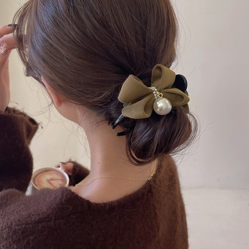 1PC Beautiful New Pearl Bow Ti - Ribbon Bow Gift 评论和价格