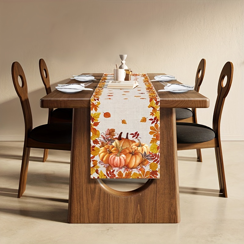 1pc Thanksgiving & Halloween T - Christmas Table Runner 评论和价格