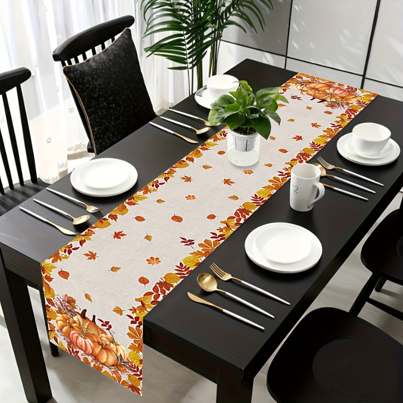 1pc Thanksgiving & Halloween T - Christmas Table Runner 评论和价格