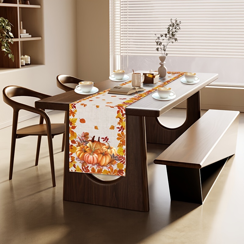 1pc Thanksgiving & Halloween T - Christmas Table Runner 评论和价格