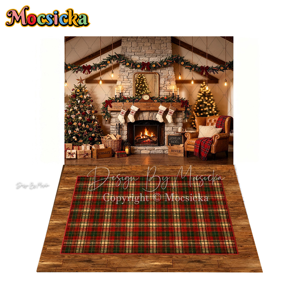 Mocsicka Retro Cabin Christmas - Christmas Throw Blanket 评论和价格
