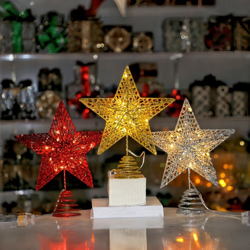 Christmas Tree Glitter Star To - Star Tree Topper 评论和价格