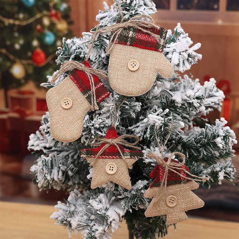 4Pcs Christmas Tree Decoration - Christmas Stocking Hanging 评论和价格