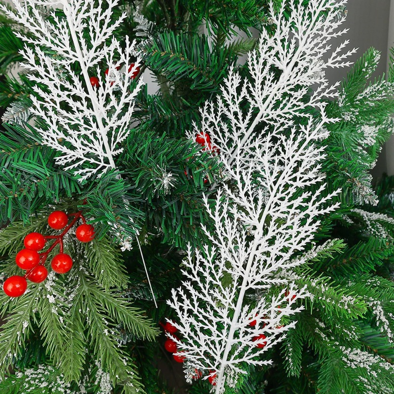 Christmas White Artificial Pin - Christmas Wreath Fake 评论和价格