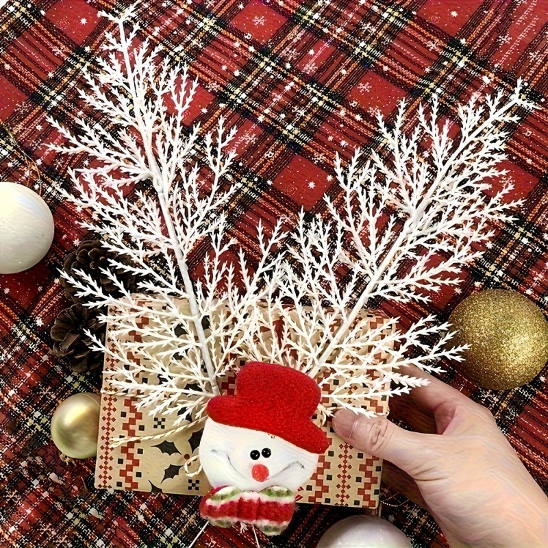 Christmas White Artificial Pin - Christmas Wreath Fake 评论和价格