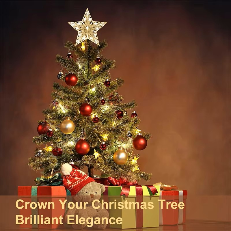 15cm Christmas Glowing Tree To - Star Tree Topper 评论和价格
