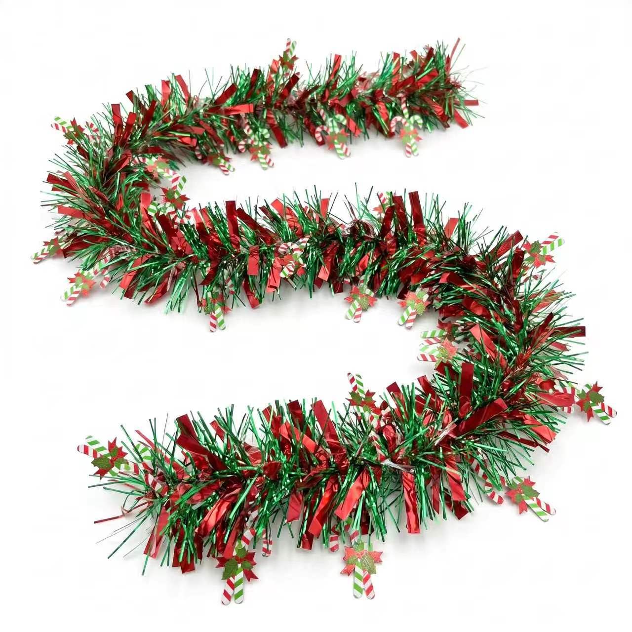 2M Christmas Tinsel Garland Ir - Tinsel Garland Decoration 评论和价格