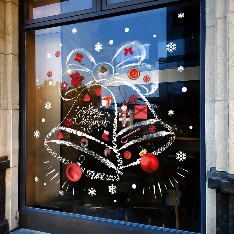 Christmas Stickers Snowflake T - Snowflake Window Decal 评论和价格