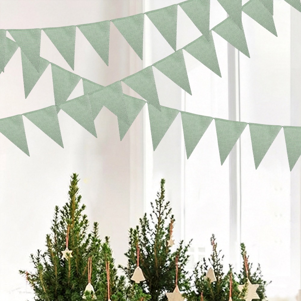 Sage Green White Fine Plaid Fa - Christmas Throw Blanket 评论和价格