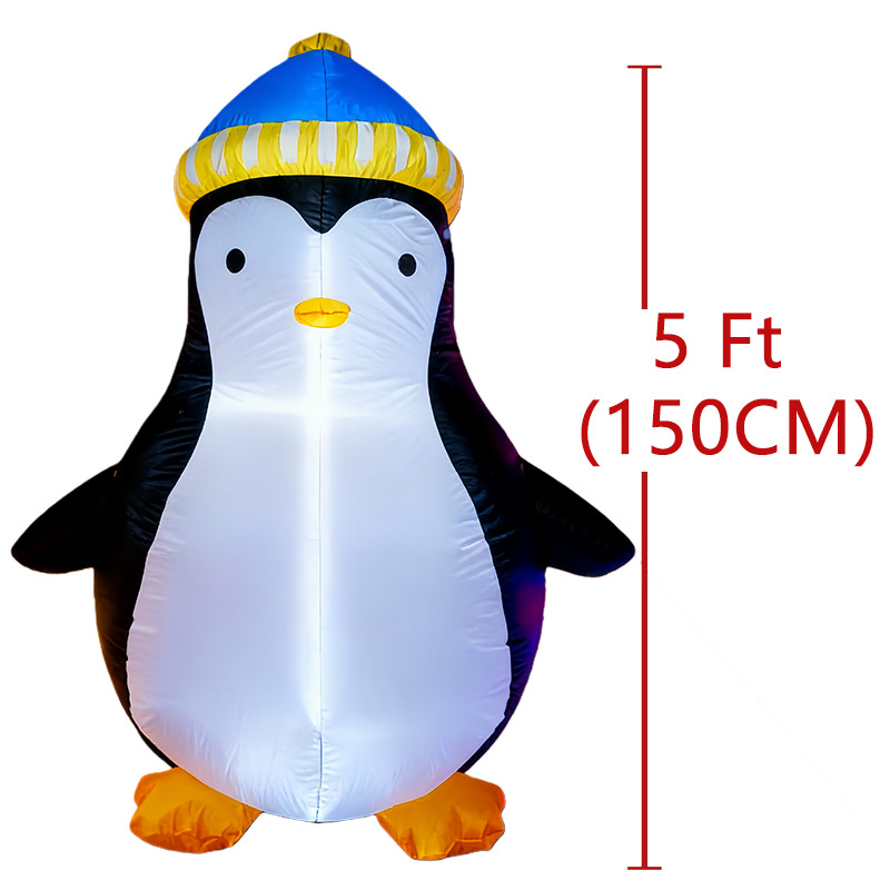 1.5M Christmas Penguin Inflata - Christmas Lights Outdoor 评论和价格