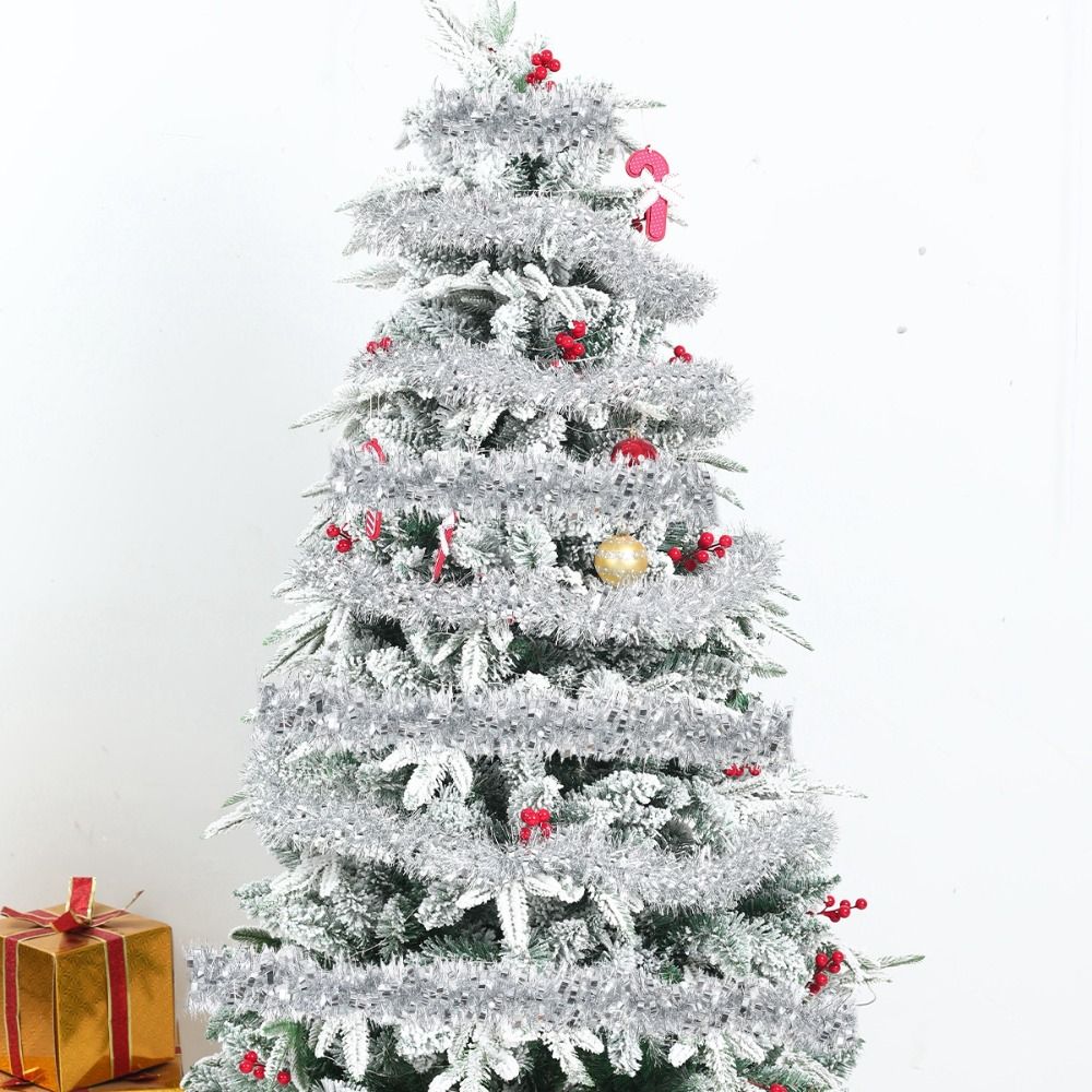 2M/9CM Christmas Decorations S - Tinsel Garland Decoration 评论和价格
