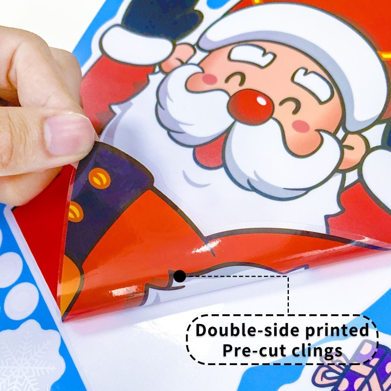 2025 Christmas Decorative Glas - Snowflake Window Decal 评论和价格